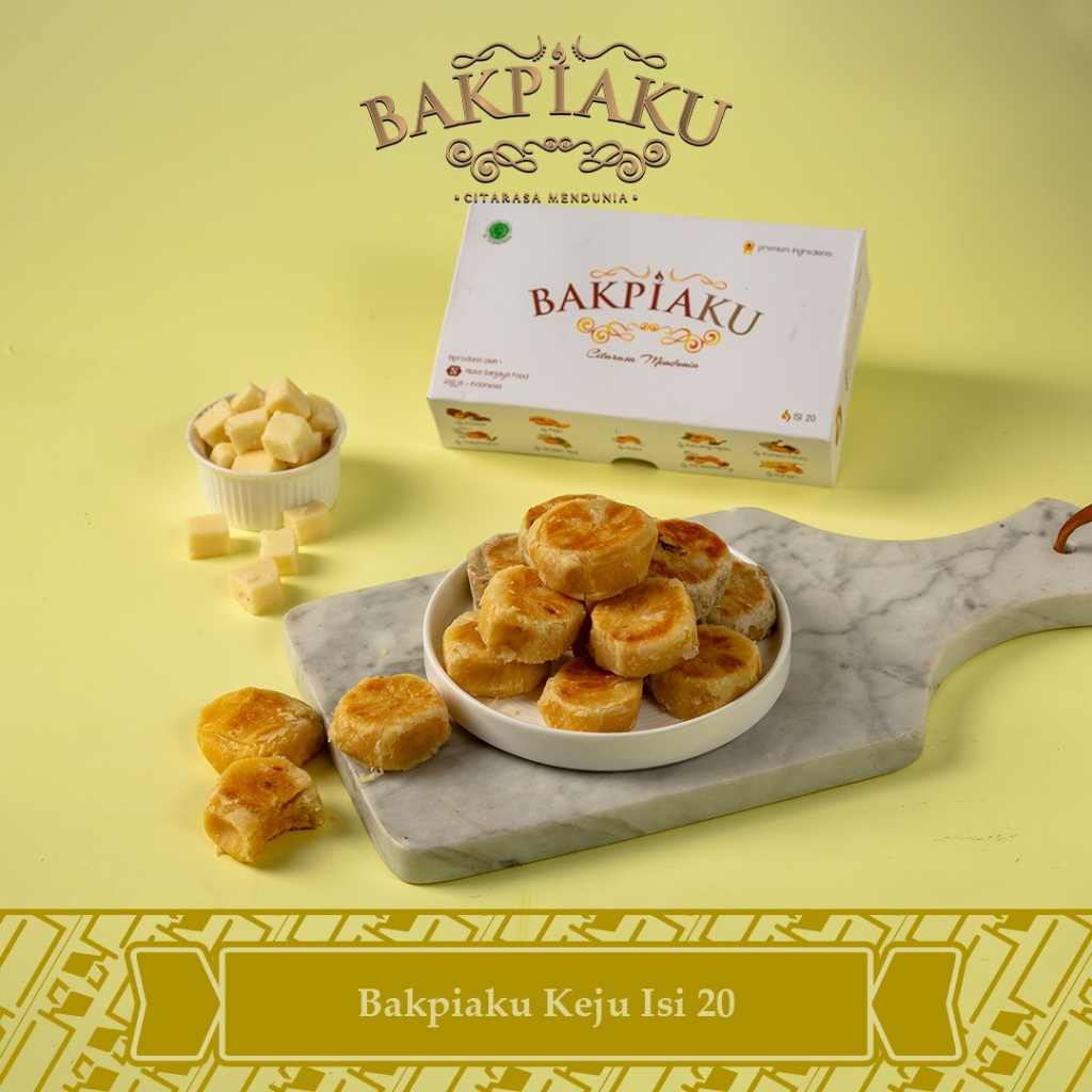 Bakpia Bakpiaku Khas Jogja Isi 20 Keju