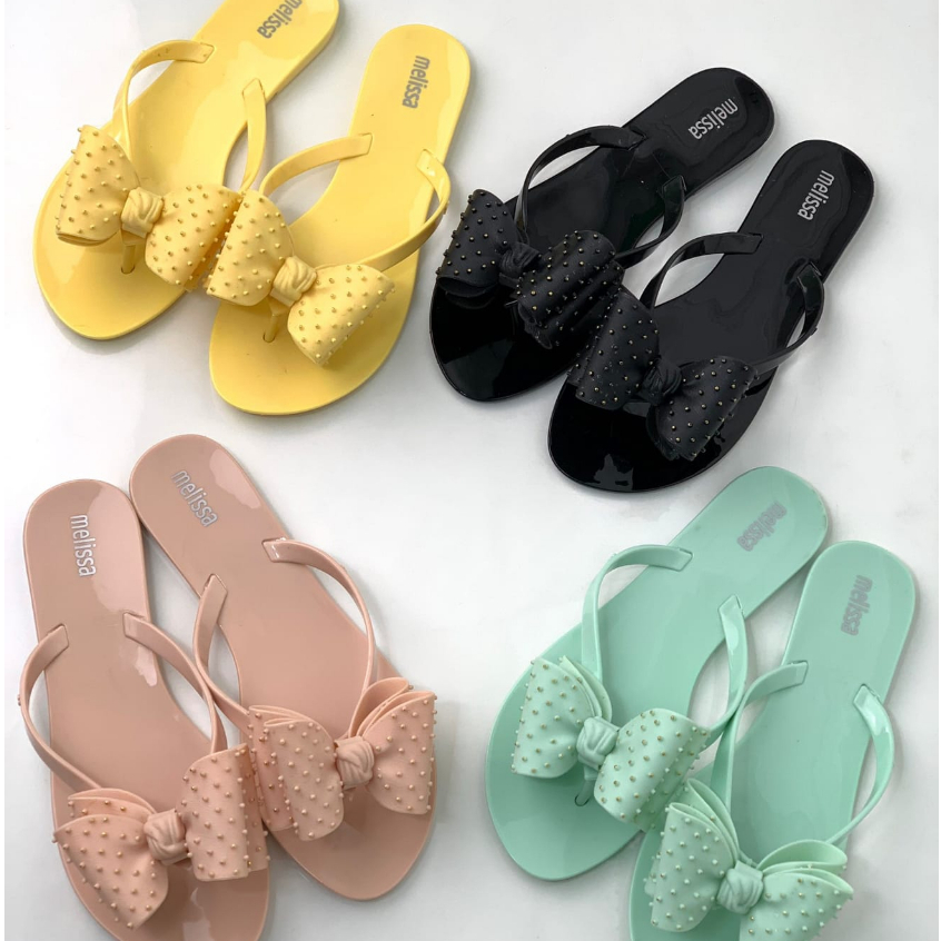 SANDAL WANITA MELISA 4019  FLAT PITA