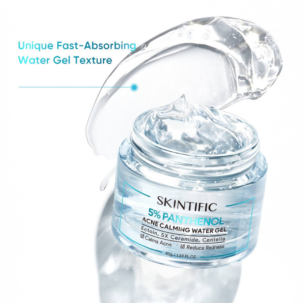 [BPOM] SKINTIFIC 5% PANTHENOL ACNE CALMING WATER GEL [45GR]