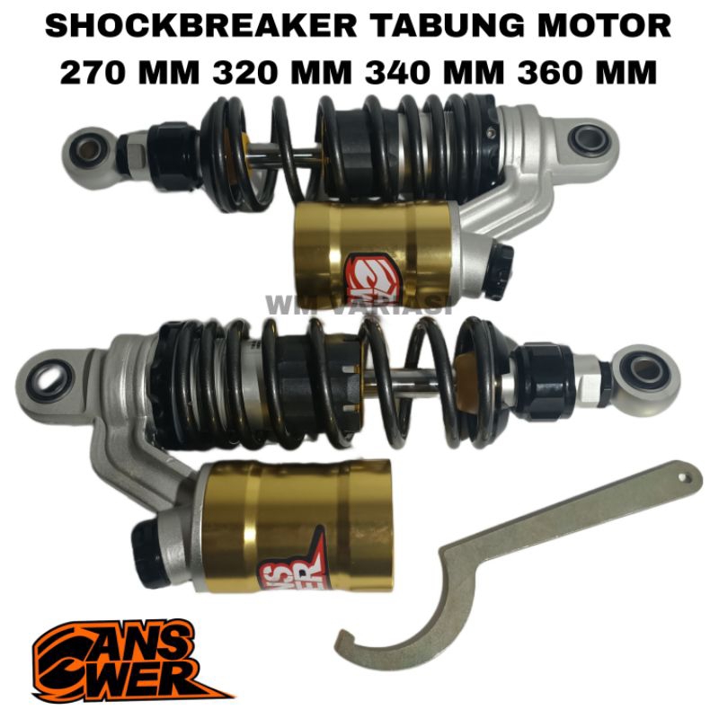Shock Tabung Motor Answer Shockbreaker Rebound Double Click 270mm 320mm 340mm 360mm