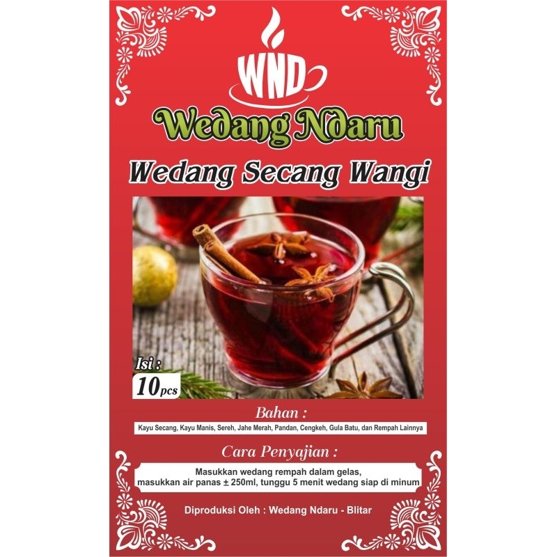 

wedang secang wangi