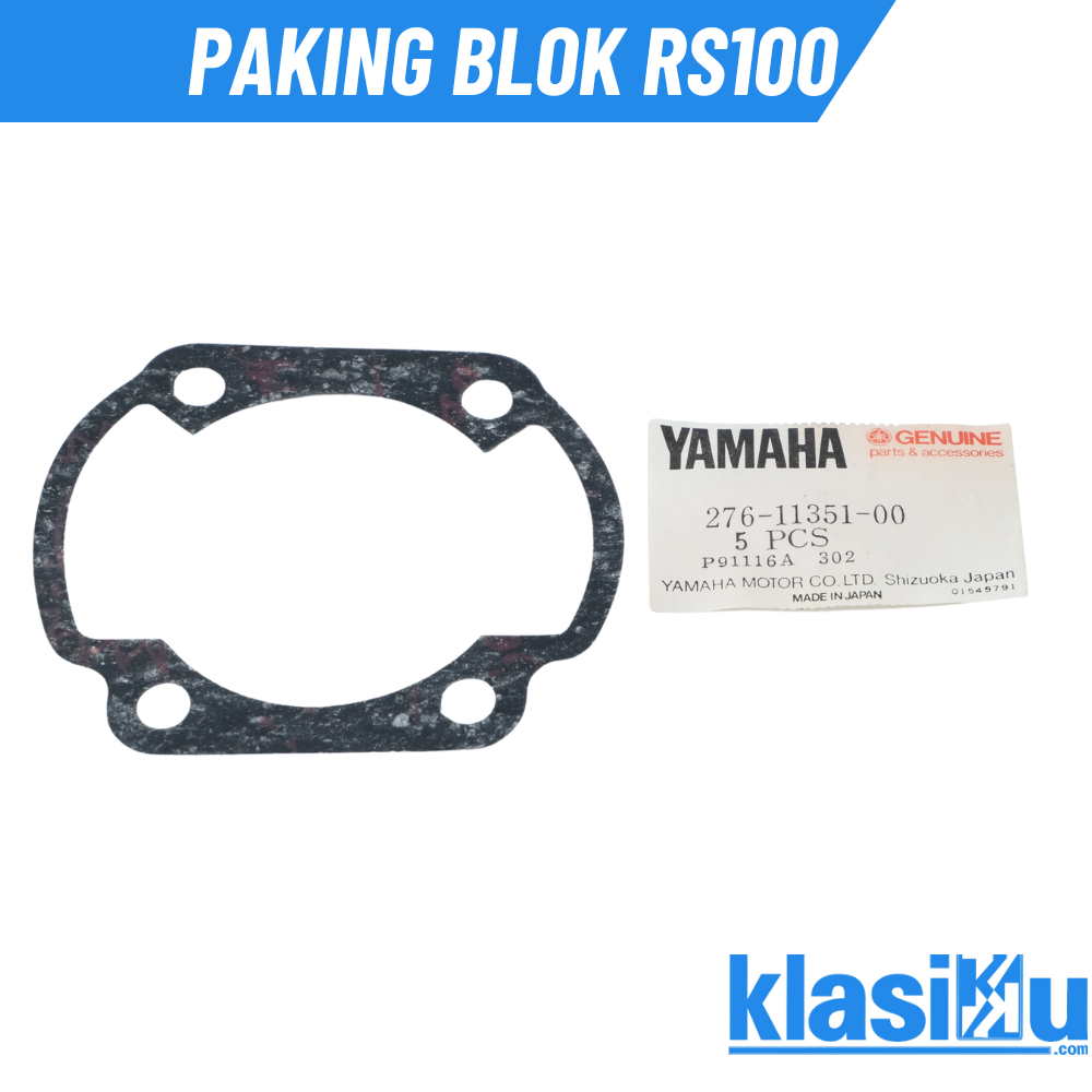 Paking Gasket Blok Bawah Yamaha Rs100 Dt100 Mx100 Original Japan