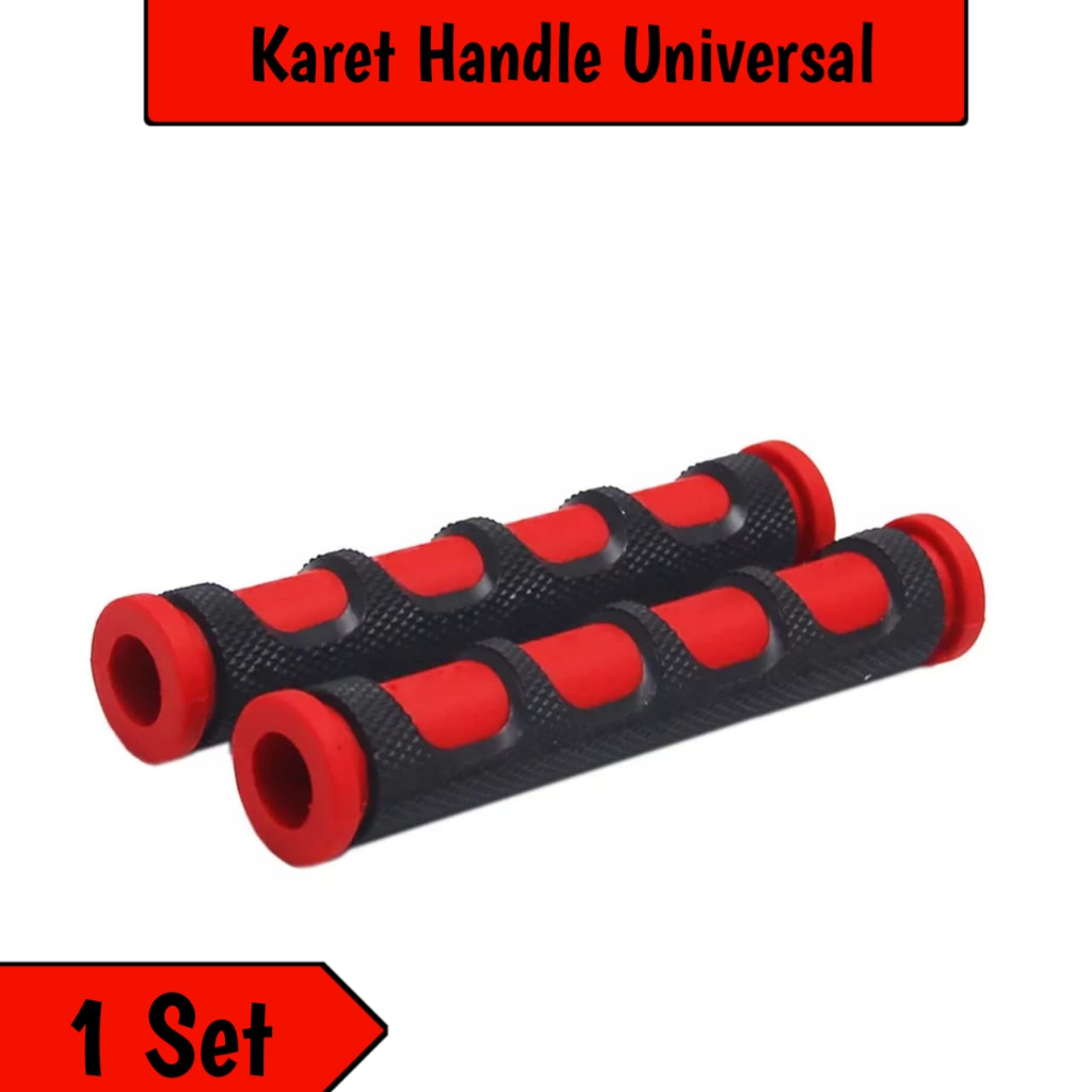 1 SET - SARUNG HANDLE KARET UNIVERSAL UNTUK SEMUA JENIS MOTOR