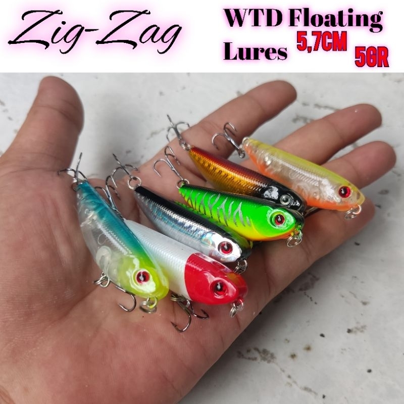 Zig Zag Lure Wtd Floating Pemburu Barramundi