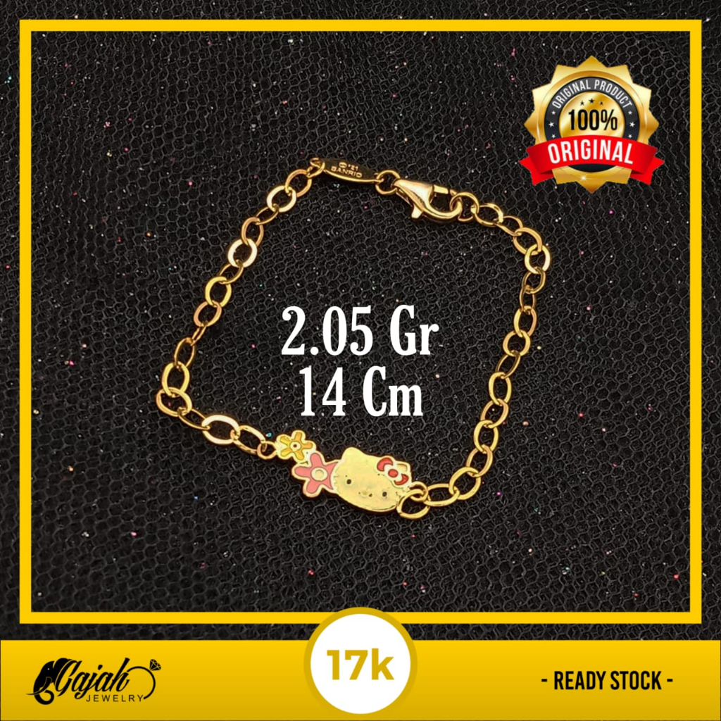 Gelang Anak Emas 17K - 2.05 Gr Kadar 750 - 5313