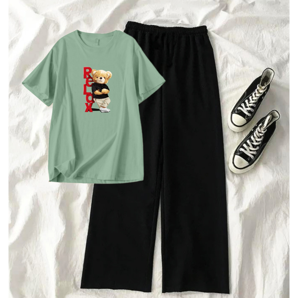SETELAN REMAJA KAOS + CELANA KULOT