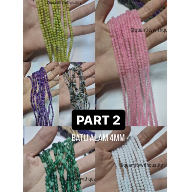 BATU ALAM 4MM BULAT PART 2