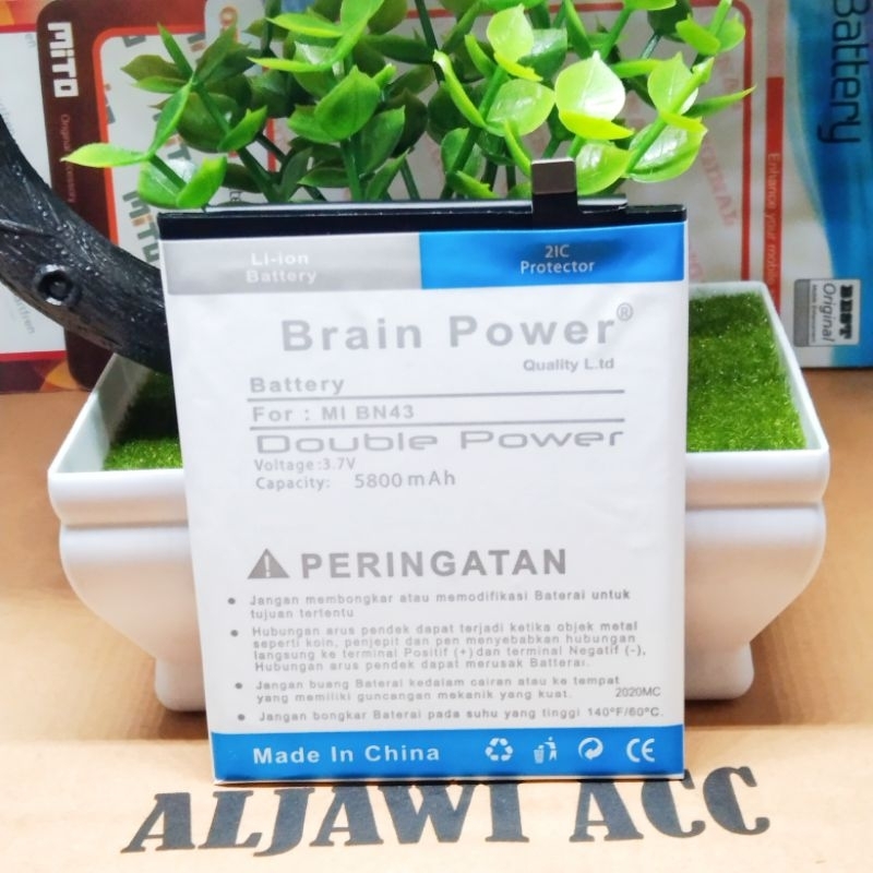 Baterai Batre Battery Xiomi Xiaomi Redmi Note 4X BN43 BN-43 Double Power Battery
