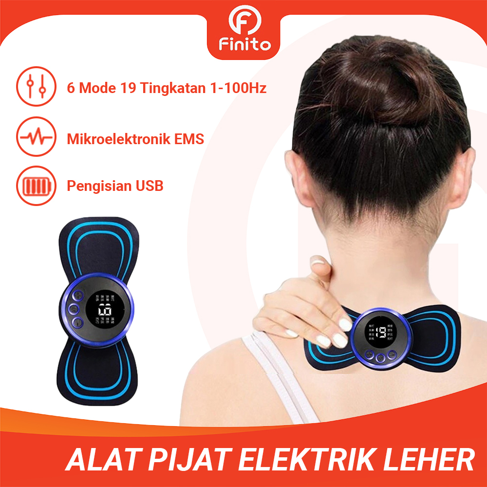 Elektrik Pemijat Leher Portabel charger usb/ Massage Stimulator Pemijat mengurangi Pegel Nyeri pada tubuh