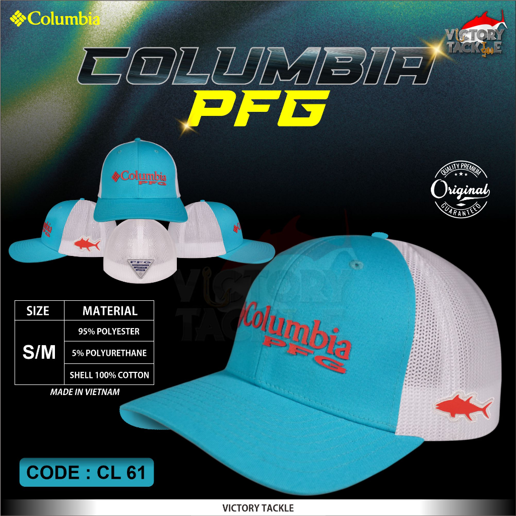 Topi Columbia PFG Performance Fishing Gear &amp; PHG ORIGINAL V3  TOPI OUTDOOR / INDOOR