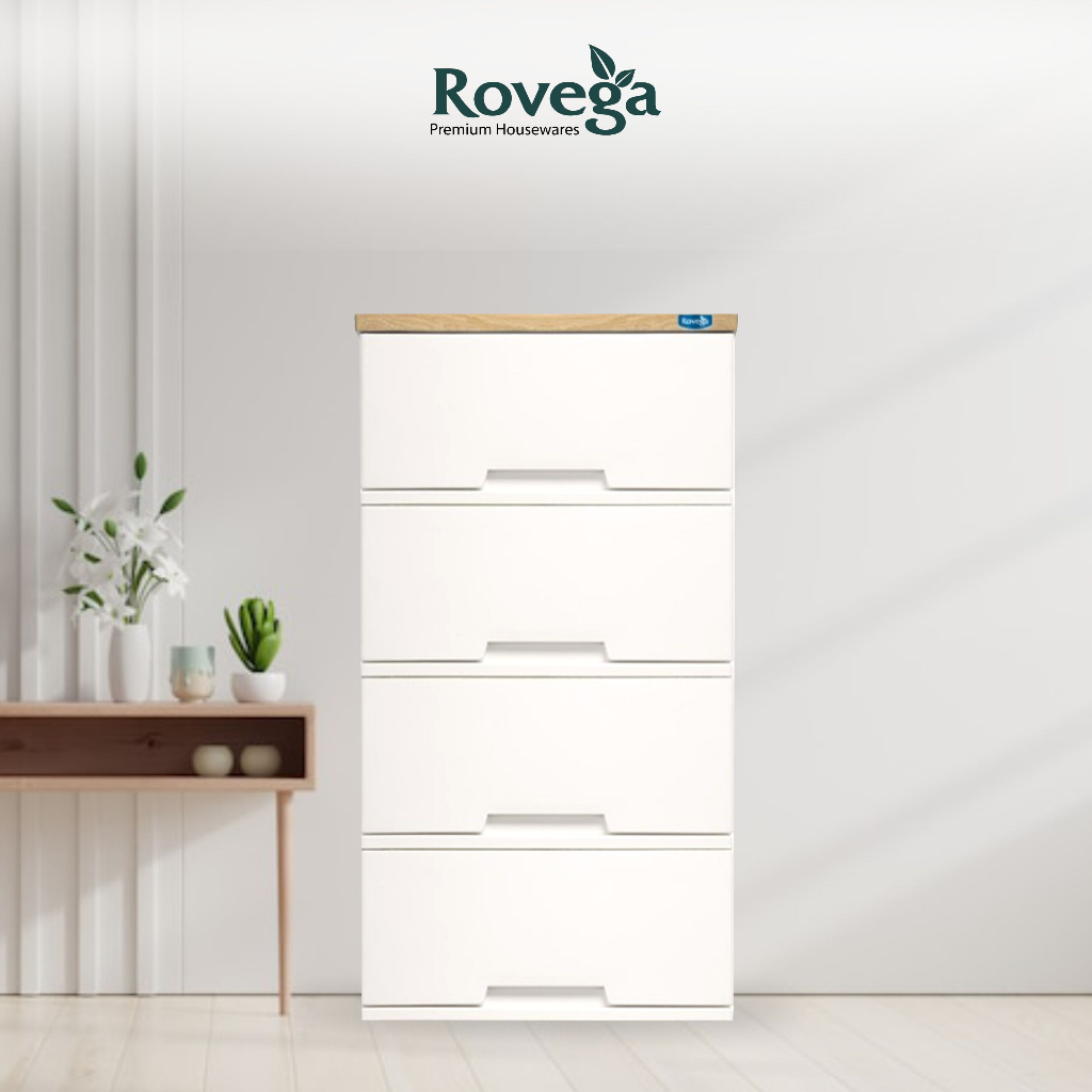 Rovega Kabinet /Laci Lemari Plastik 4 Susun Magnum Premium CMG-430