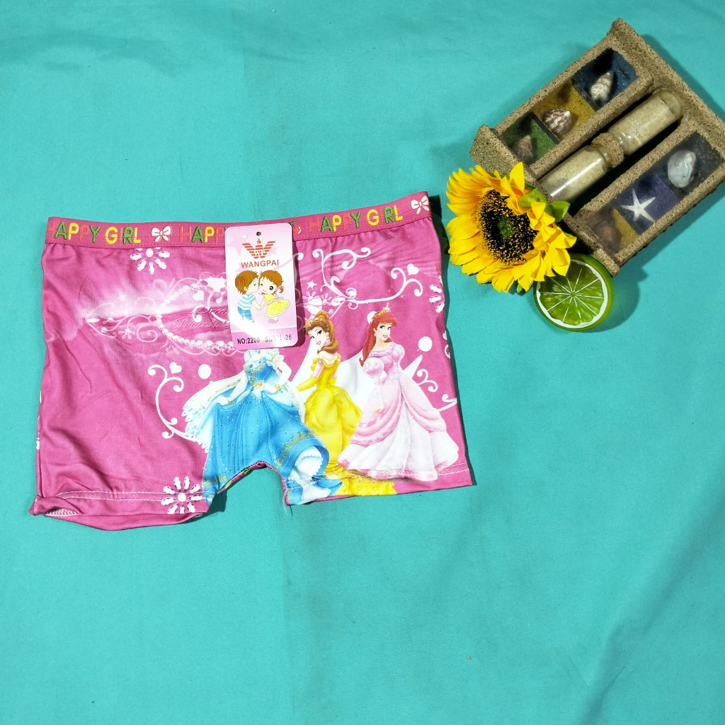 Celana Dalam Boxer Anak Perempuan Ukuran M,L,XL 2201