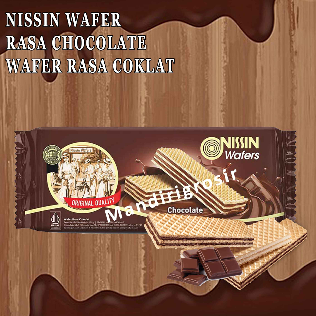 

Wafer Rasa Cokelat * Nissin Wafer * Wafer Cream Choco * 110gr