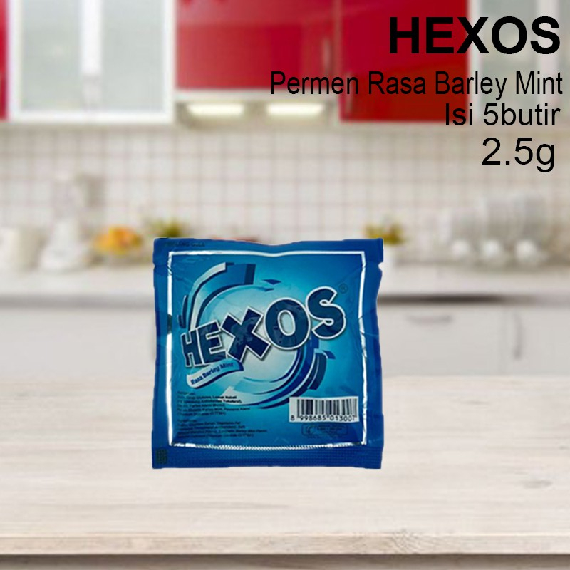 Permen * Hexos * isi 5butir x 2.5g