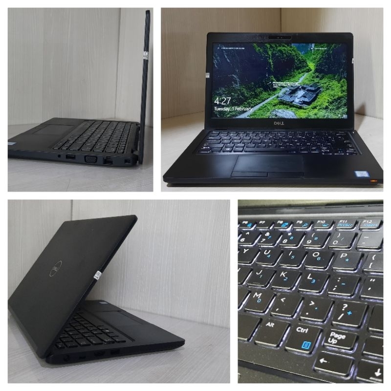 Laptop Dell Latitude 5290 Core i5 Gen8 Ram 8Gb Ssd 256Gb Keyboard Backlite Bergaransi