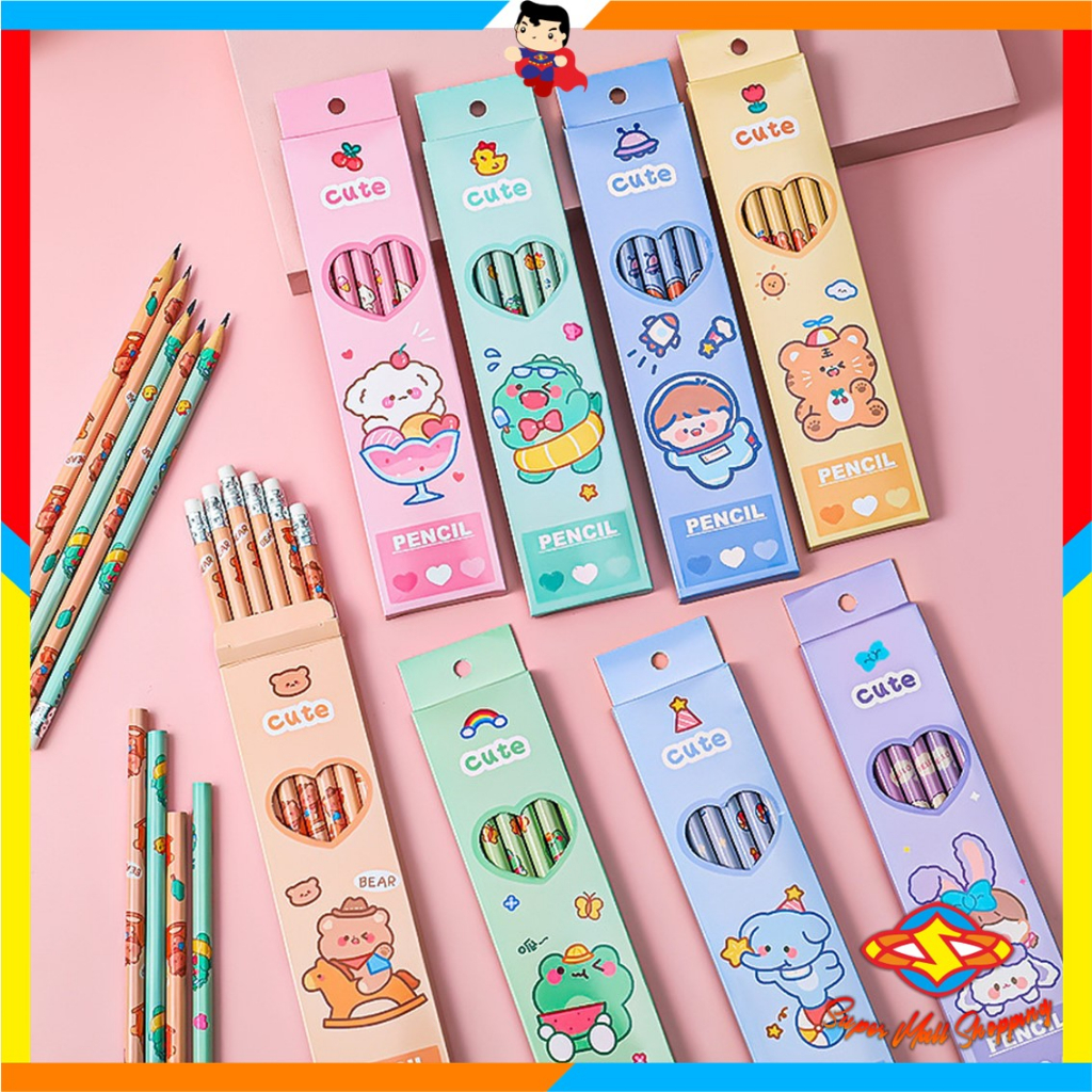 

SMS Pensil Penghapus Set isi 10 Pcs Motif Lucu Alat tulis Set isi 10pcs Karakter Set 10 IN 1 Stationery Set Lucu Karakter Set Perlengkapan Alat Tulis Sekolah Anak-Anak TK Murah Import