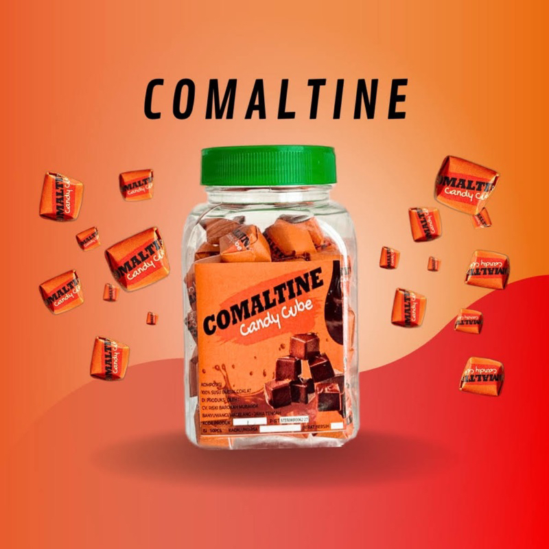 Comaltine Candy Cube 1 Dus isi 48 Toples Permen Kotak Rasa Susu Ovaltine