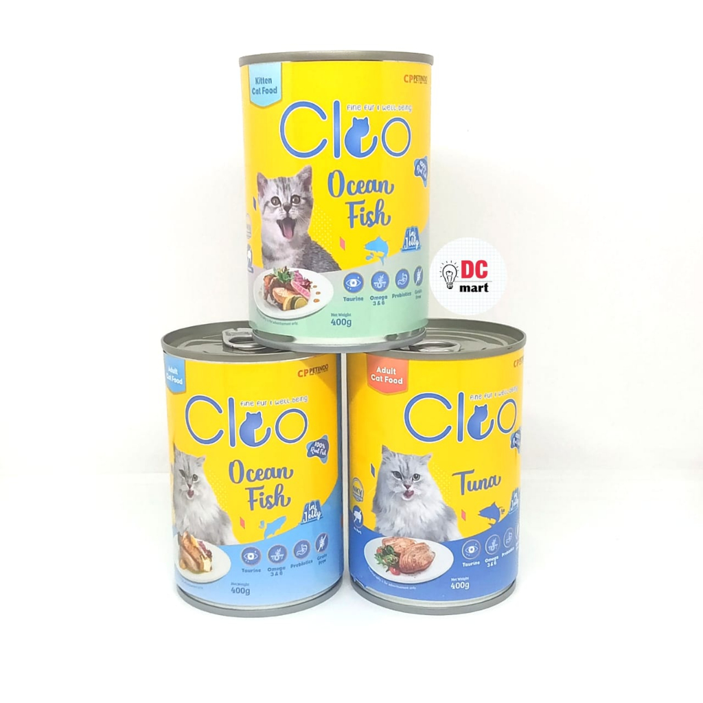 Cleo 400 Gram Kaleng Wet Food / Makanan Kucing Basah