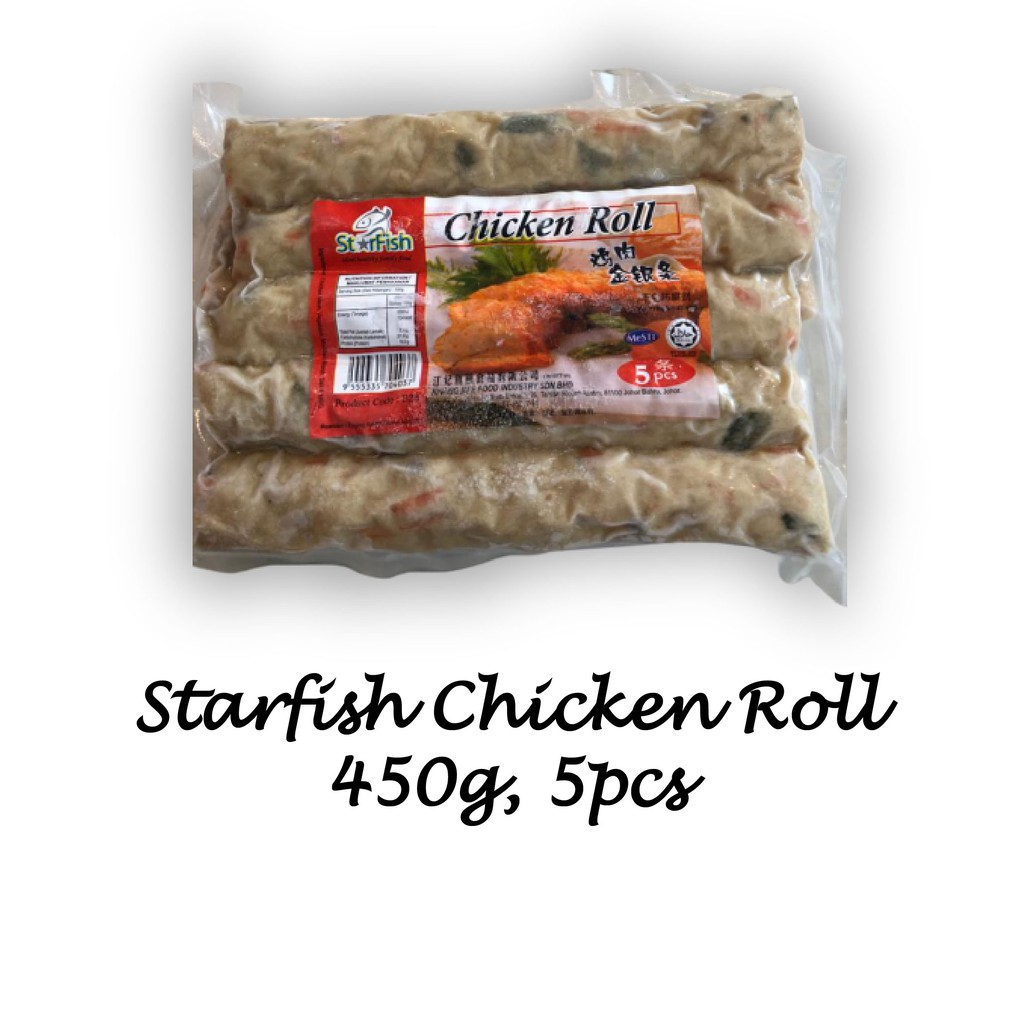 

STAR FISH CHICKEN ROLL 450GR