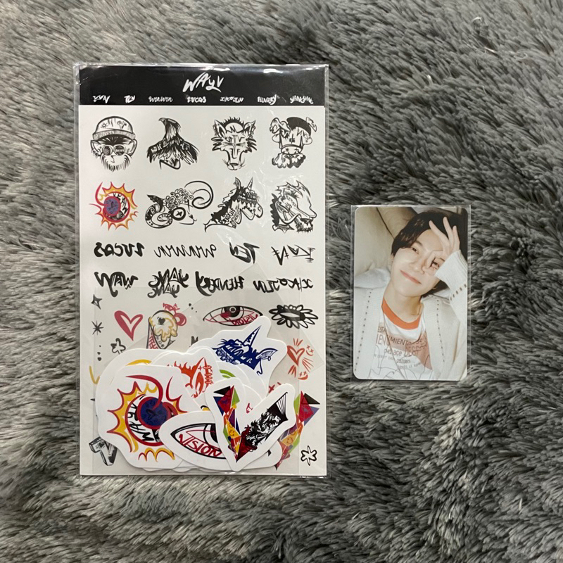 NCT WAYV HENDERY MD BY TEN -  DESIGNED TATTOO PC PHOTOCARD