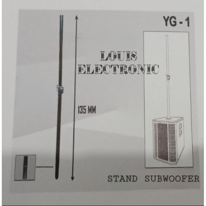 Stand Subwoofer Tiang Subwoofer Stand Satelit ( Sepasang / 2 Pcs )