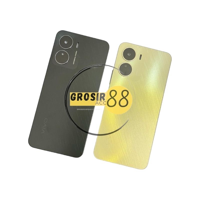 BACK CASING HOUSING FULLSET BACKDOOR + BEZEL VIVO Y16 2022 ORIGINAL