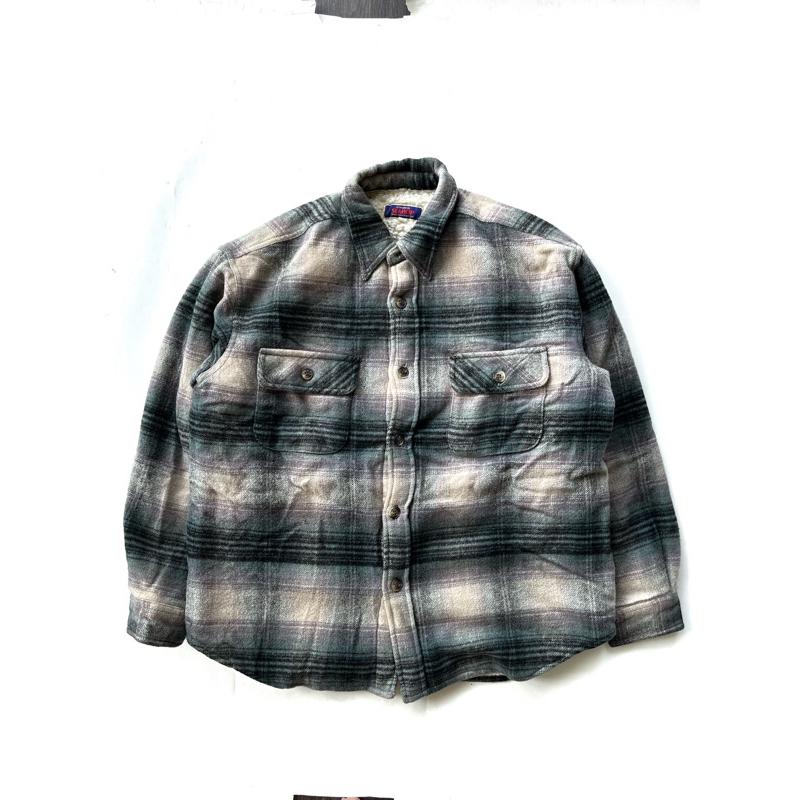 seashop flannel veterano jacket