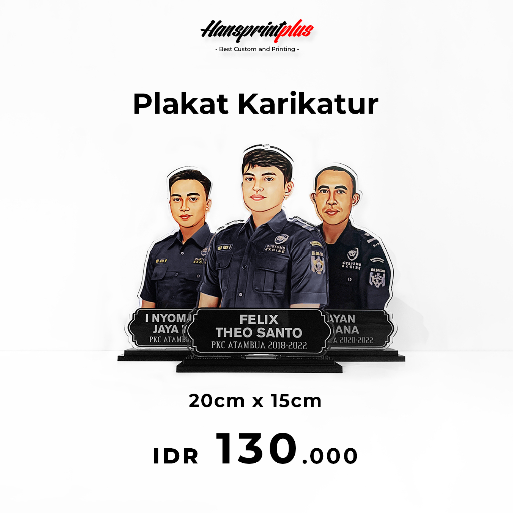 Karikatur Akrilik / Plakat Karikatur