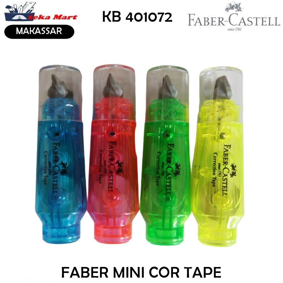 

FABER CASTELL MINI CORRECTION TAPE/TIP EX KERTAS