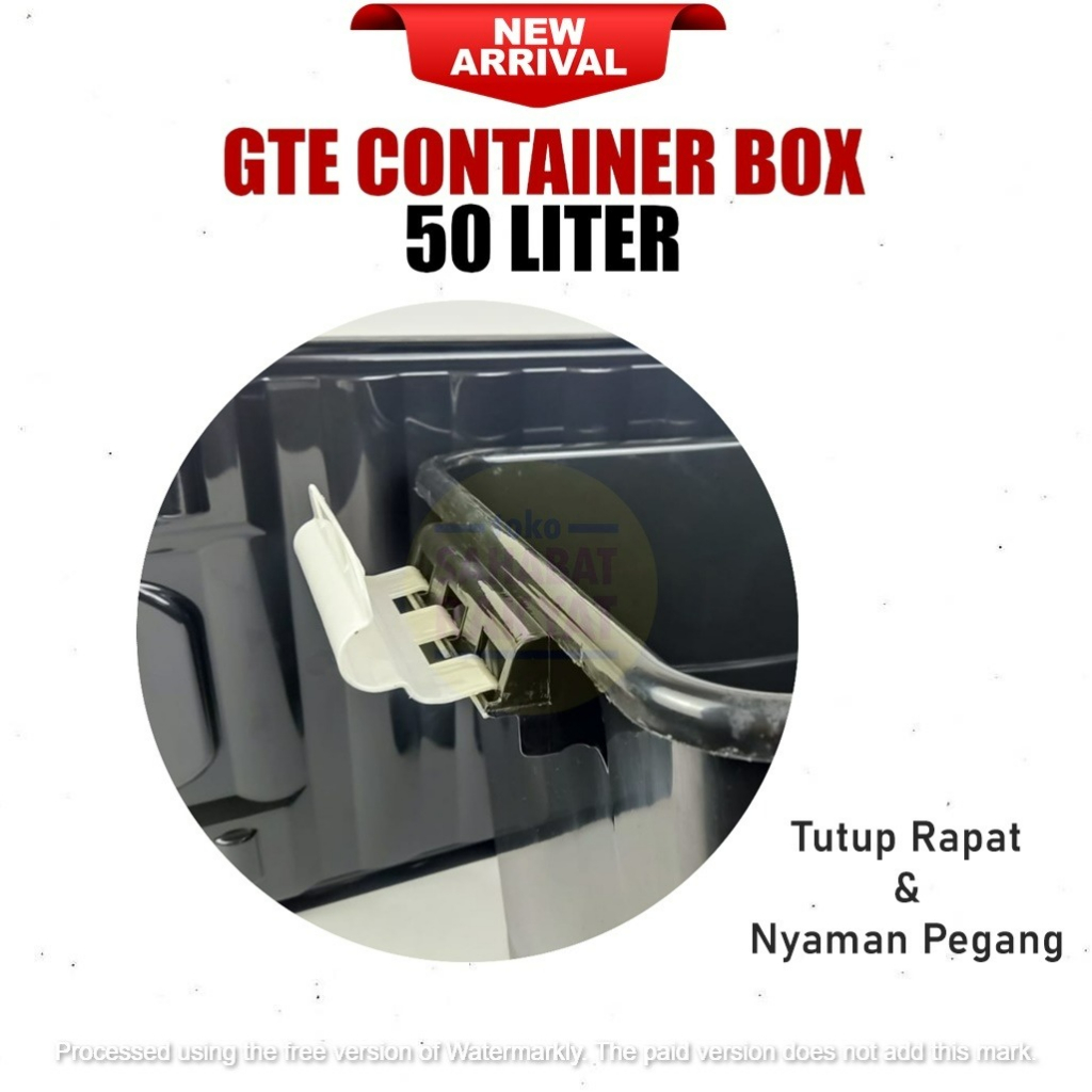 Container Box Hitam 50L GTE