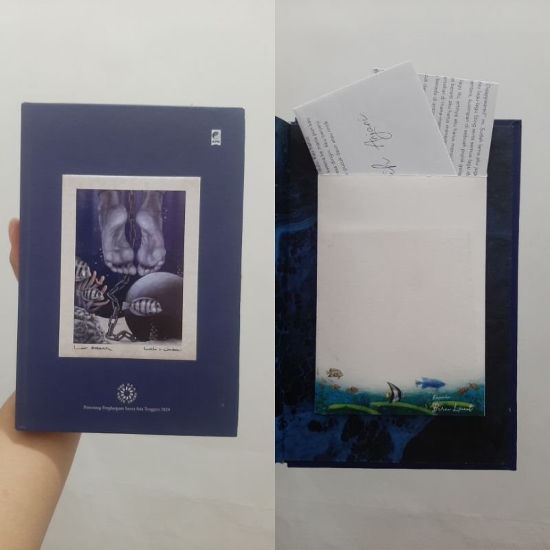 Preloved Novel Laut Bercerita Hard Cover