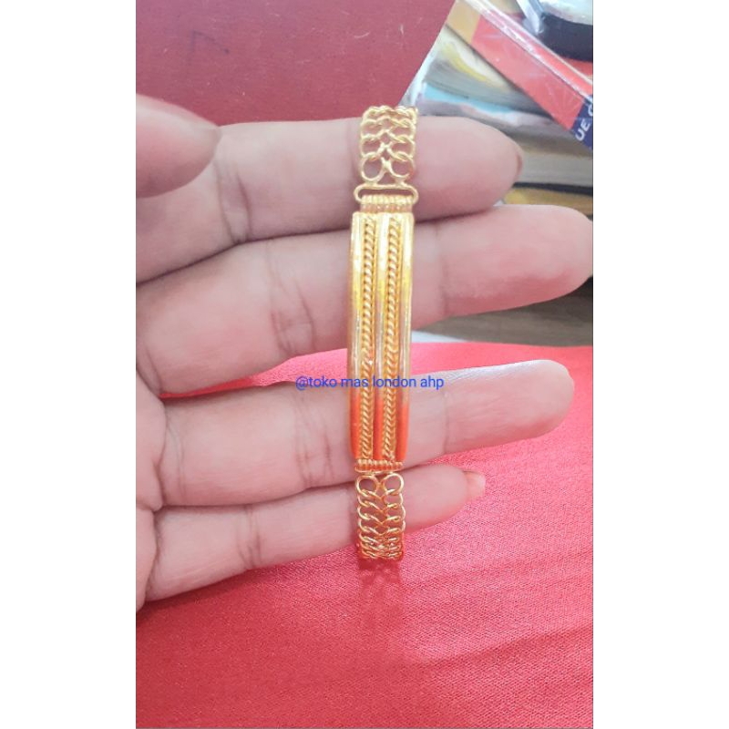 Gelang 20 gr Mas London 24K Kadar 999,9