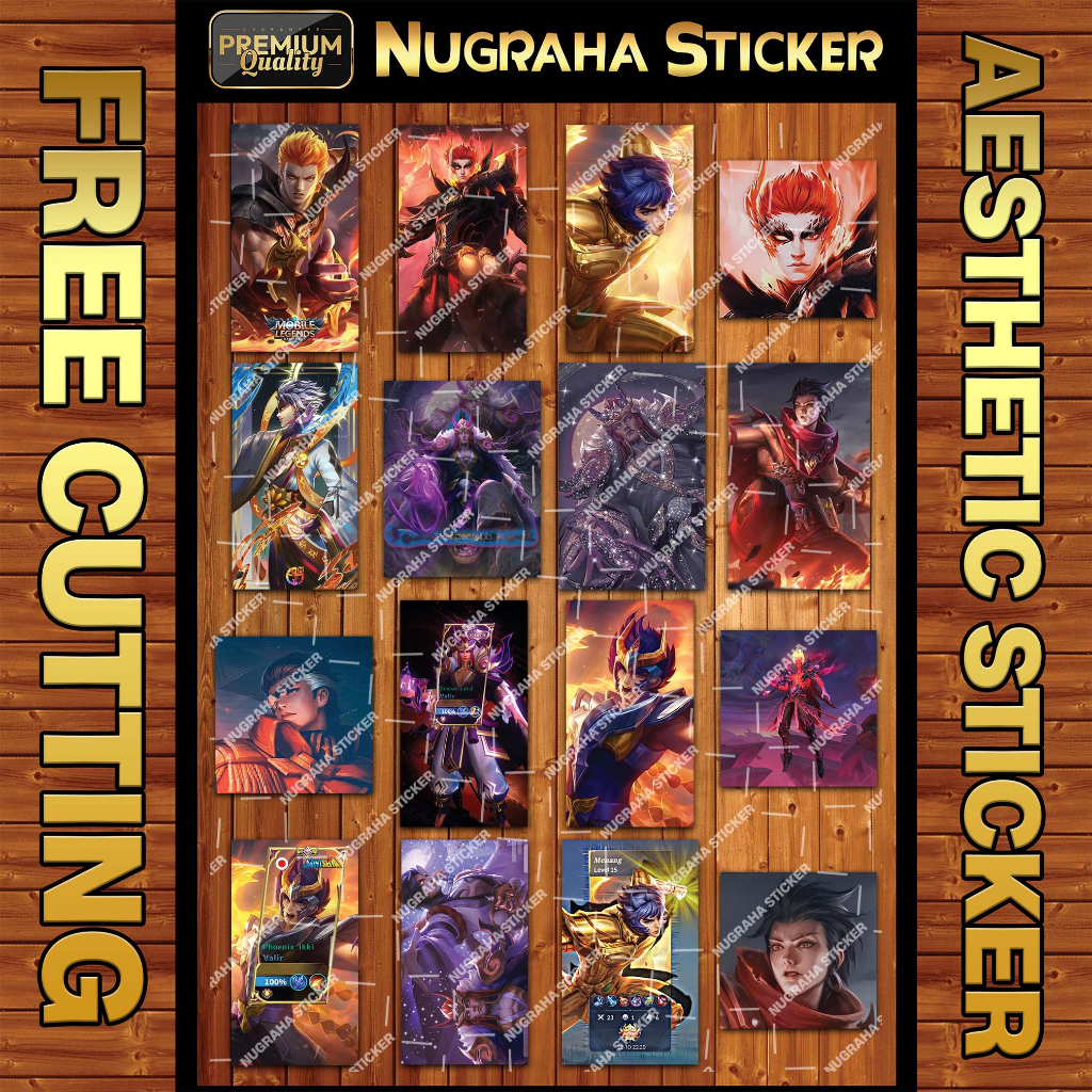 

(192 PCS) Sticker Valir MLBB (Sticker Mobile Legends)