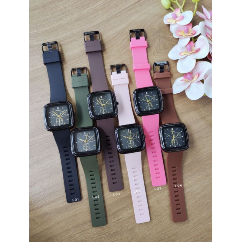 JIMS HONEY JT KODE 8027 - JAM TANGAN PRIA WANITA (FREE BOX EXSKLUSIF)