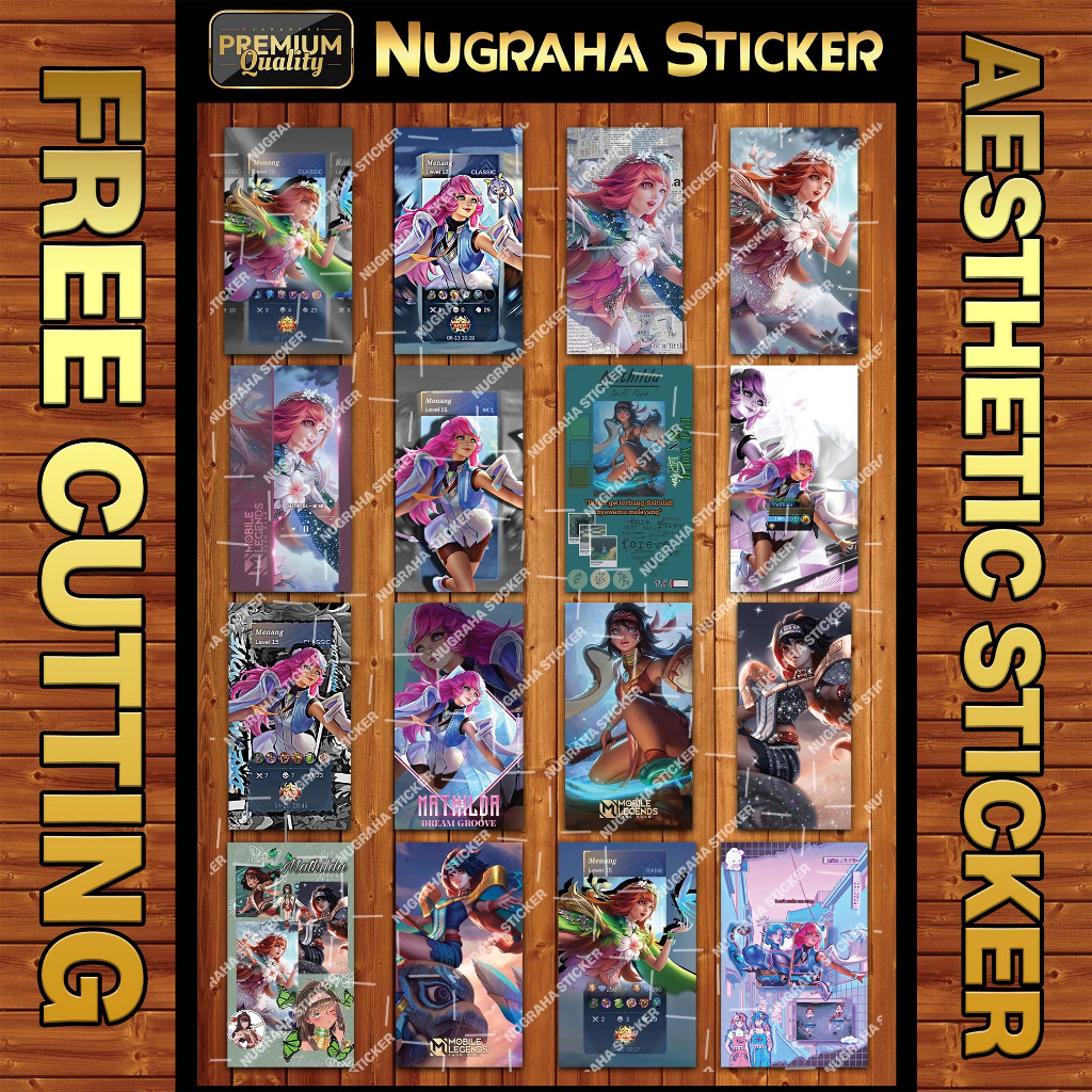 

(160 PCS) Sticker Mathilda MLBB (Sticker Mobile Legends)