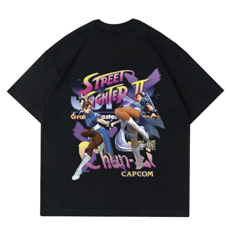 TSHIRT STREET FIGHTER CAPCOM | KAOS STREET FIGHTER CAPCOM -UNISEX