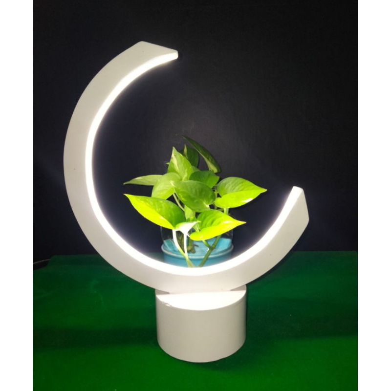 Lampu Meja Model Bulan sabit, Lampu Meja aesthetic, Lampu Hias Meja, Lampu Belajar Bulan Sabit, Lamp