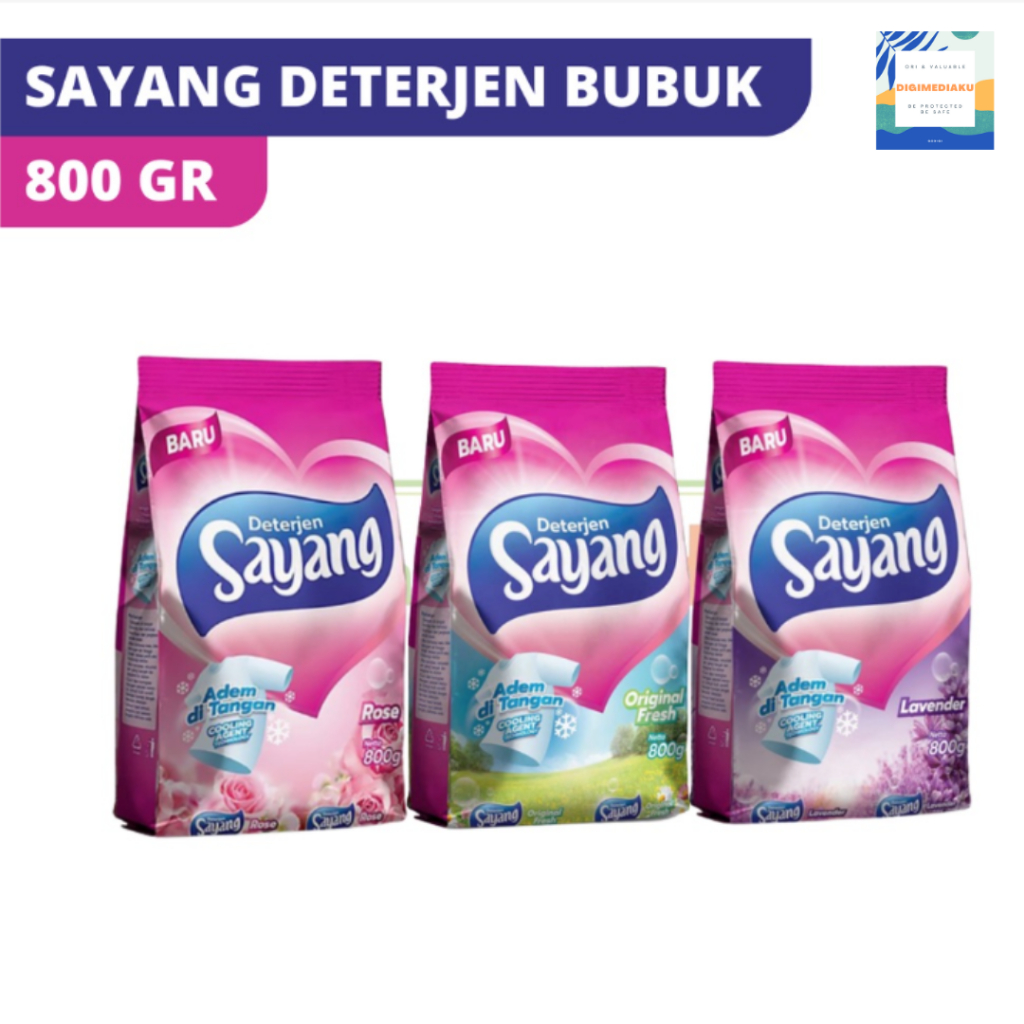 SAYANG DETERGEN SAYANG 800 gr DETERJEN SAYANG 800 gr DETERGEN BUBUK DETERJEN BUBUK 800 gr