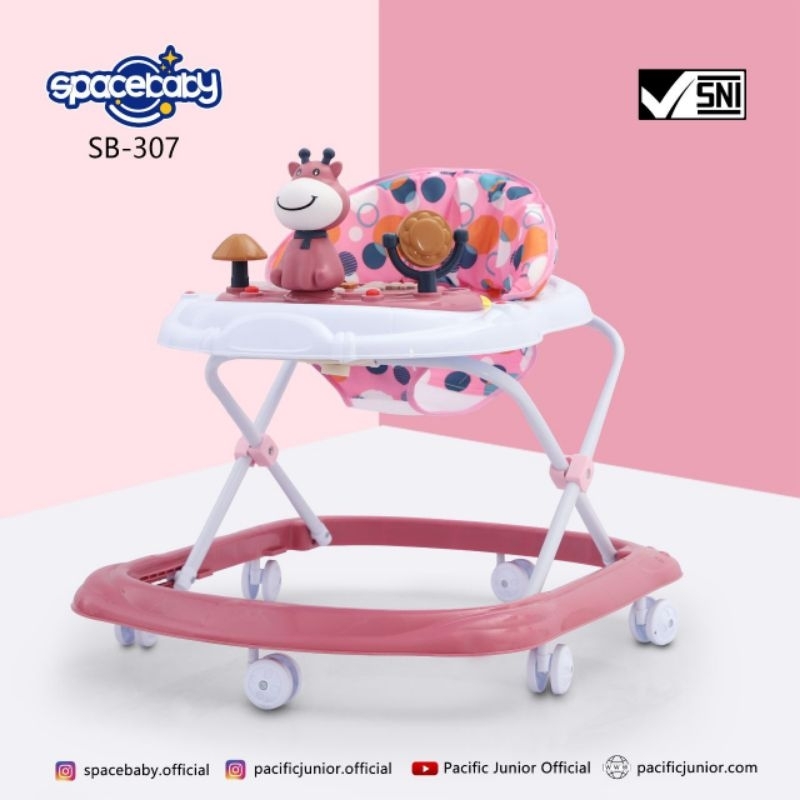 READY STOK BISA COD BABY WALKER SB307 ADA MUSIK,MAINAN,FREE PACKING BUBBLE