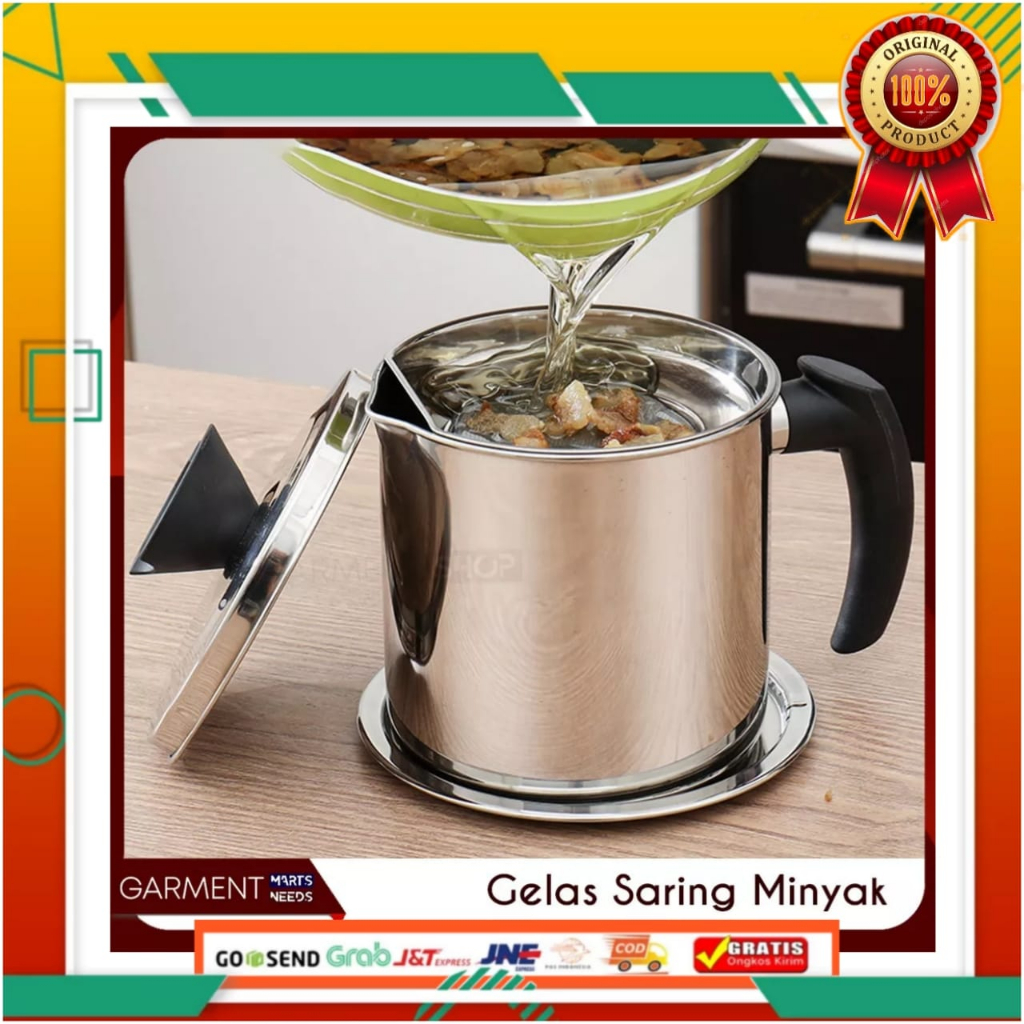 OILPOT 1.3 L PENYARING MINYAK OIL POT 1.3 LITER SARINGAN/SARINGAN MINYAK