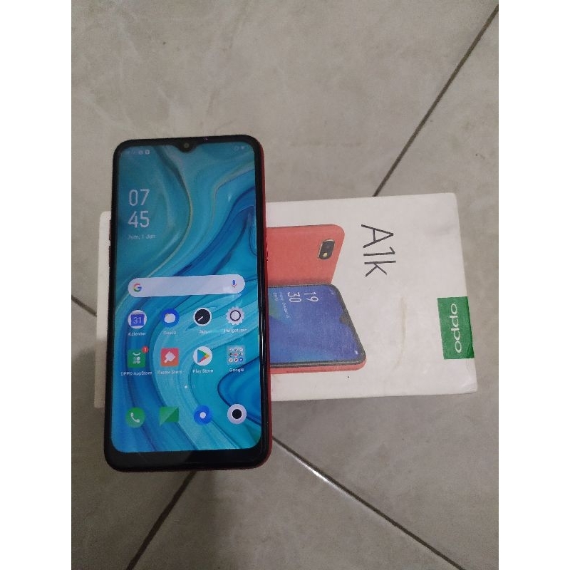 Oppo A1K RAM 2/32GGb Second/Bekas Pemakaian Mulus fullset