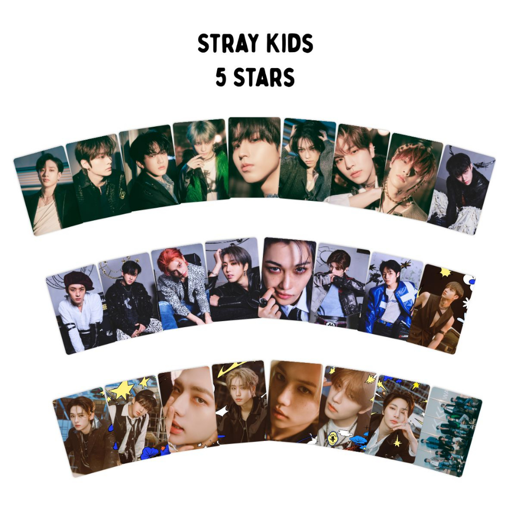 [1 SISI] Photocard Stray Kids 5 Stars Isi 25 pcs Unofficial