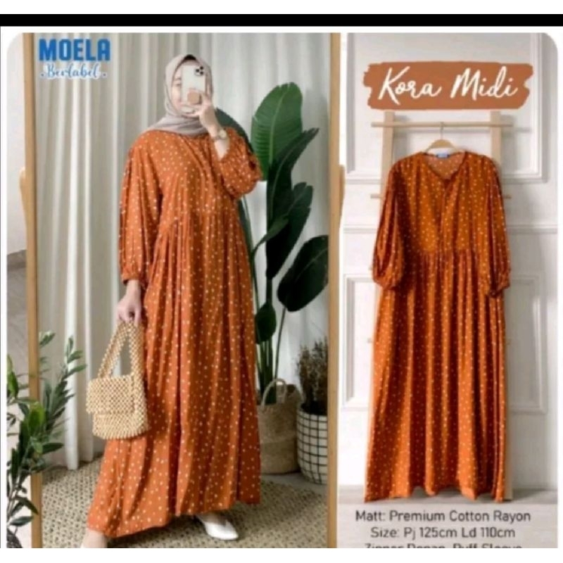 Midi dress /home dress rayon busui