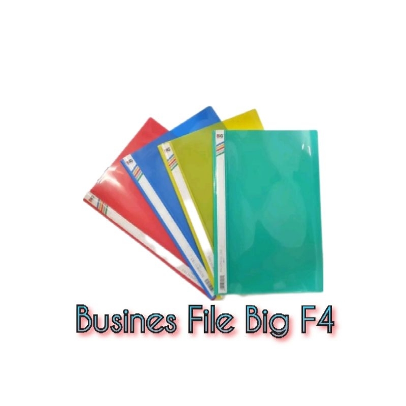 

Busines File / Map Snail Transparan BIG F4 ( 12 lembar )