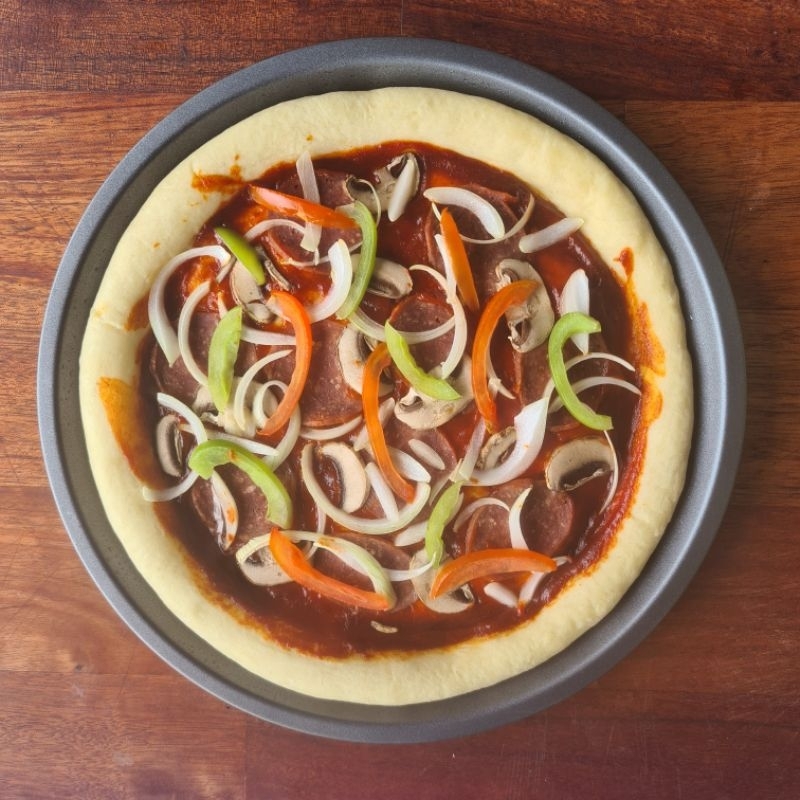 Naturalia Pizza Frozen ukuran besar 25 cm - Korean Pepperoni