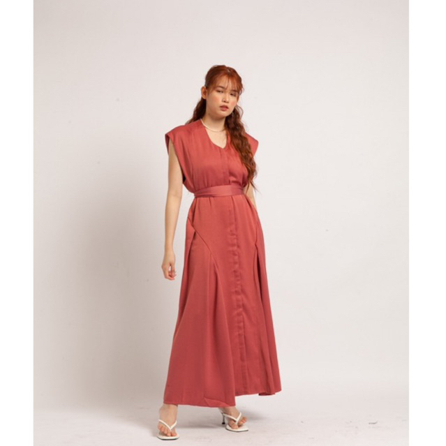 Le Bijou - Jean Dress in Rosewood