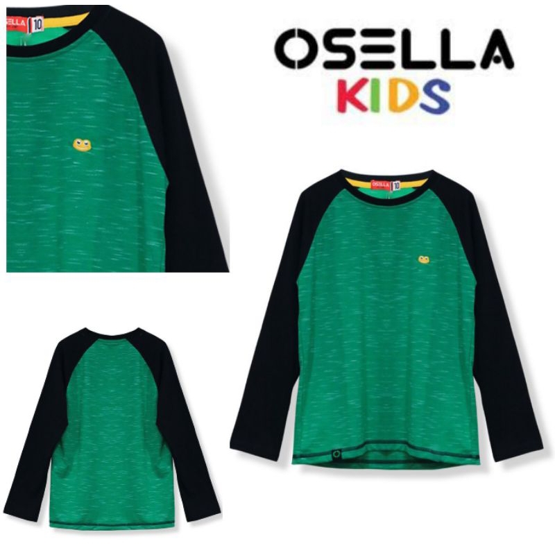 Osella Kids Baju Anak Laki Laki tg.panjang T-Shirt Green