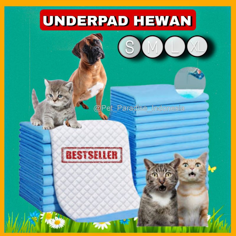 PPI- Underpad Perlak Pipis Kucing Anjing Kelinci Popok Kucing Popok Anjing Toilet Kucing Toilet Anji