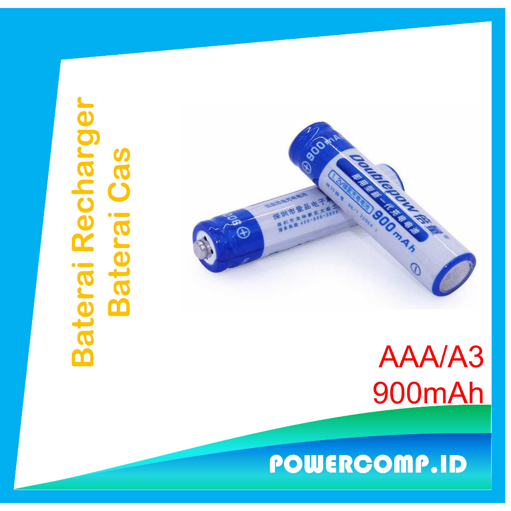 Doublepow Baterai Cas? Baterai Recharger AAA Baterai A2 Charger Batre AAA Bisa Di Cas Baterai Cas AA