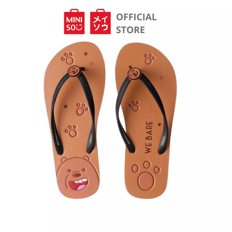 MINISO Sandal We Bare Bears Collection Women Flip Flop